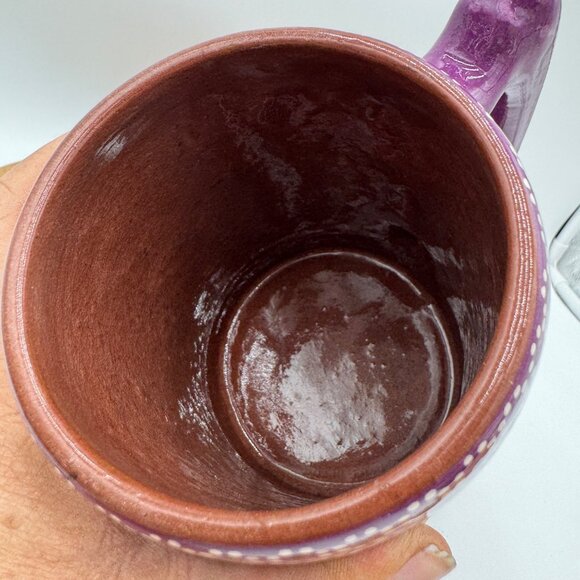 Sin Plomo Mexico Pottery Oversized Mug Beer Stein Decorative Piece Pitcher NICE - Picture 6 of 9